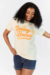 Sunny Honey Ivory Comfort Color Graphic Tee