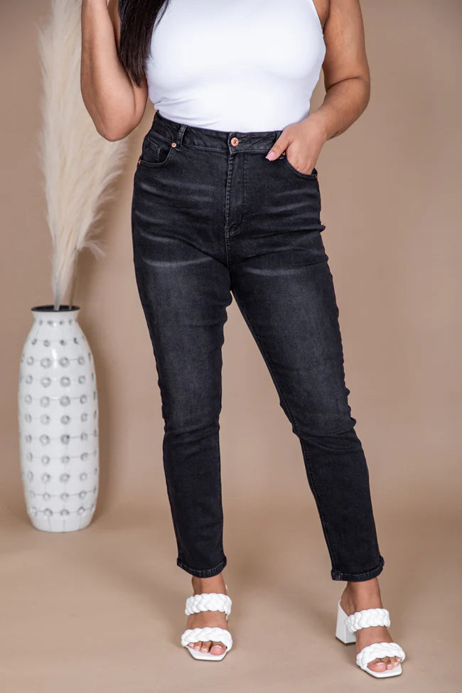 Bianca Black Vintage Straight Leg Jeans FINAL SALE