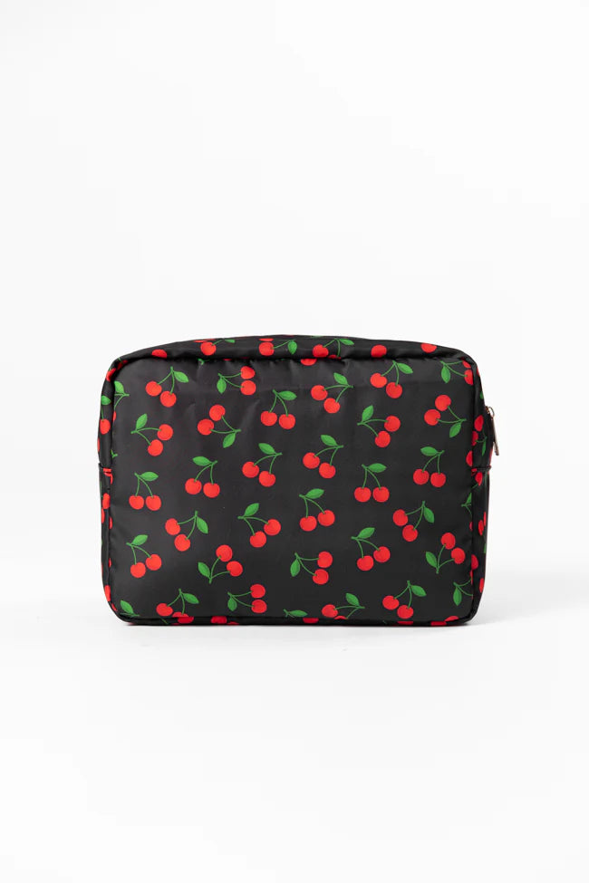 Cherries 4 Piece Travel Pouch Set