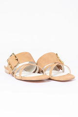 Blaine Camel Buckle Sandals