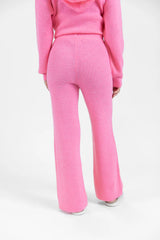 Cloud Chaser Pink Sweater Knit Pants