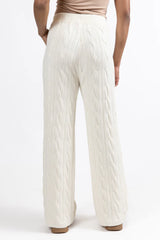 Forever Winter Ivory Cable Knit Sweater Lounge Pants Macy Blackwell X Pink Lily FINAL SALE