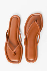 Sandy Brown Flip Flops