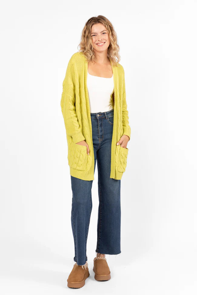 Won't Change My Heart Matcha Cardigan SALE