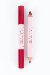 Pink Lily Beauty Double Bloom Dual Lipstick and Lip Liner - Your Berry Best