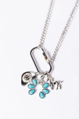 Silver Western Charm Necklace