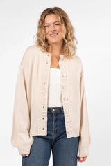 All We Have Beige Button Front Cardigan SALE