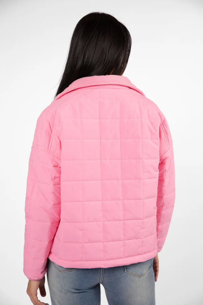 Vail Valley Pink Lightweight Puffer Jacket SALE