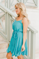 You Know You Love Me Bright Blue Mini Dress FINAL SALE