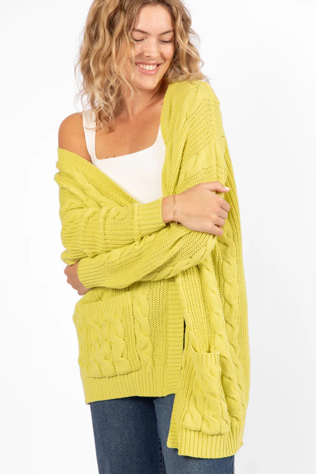 Won't Change My Heart Matcha Cardigan SALE