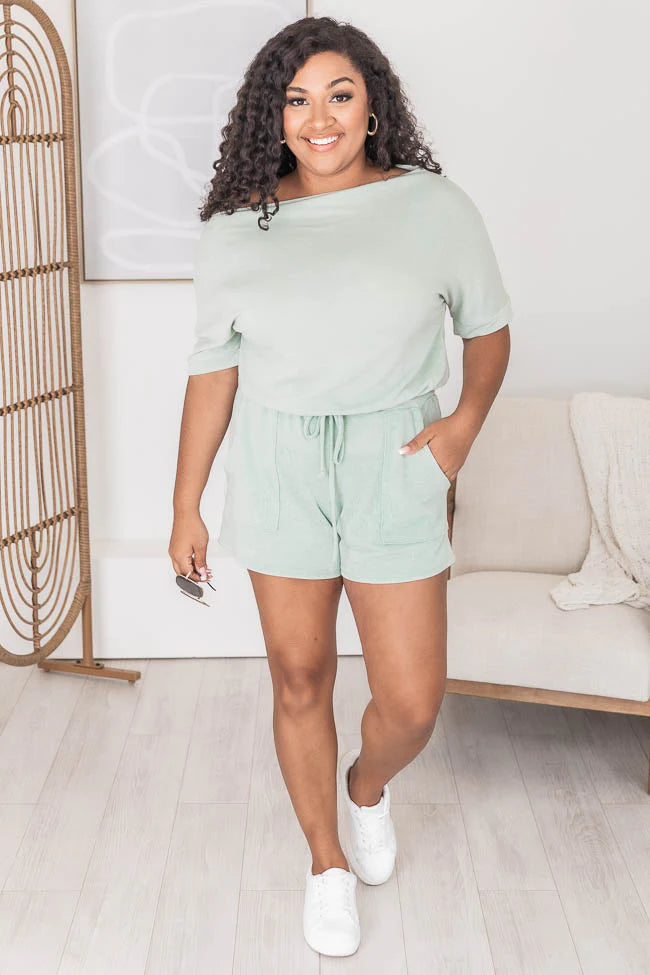 Truthfully Trendy Mint Romper FINAL SALE