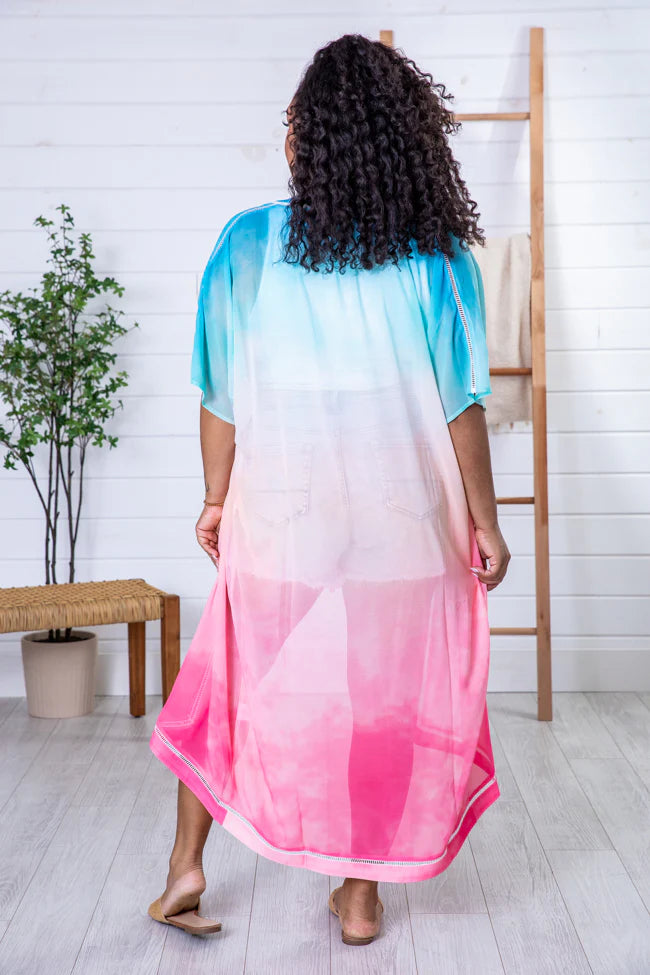 Better Than Before Multi Sunset Ombre Kimono FINAL SALE