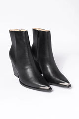 Ellison Black Pointed Toe Bootie