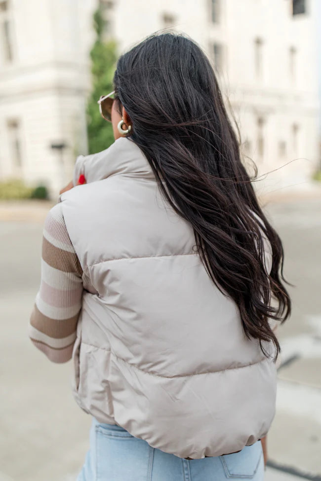 Where You See Fit Cocoa and Khaki Reversible Vest