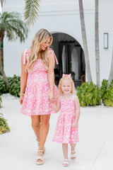 Sunny Skies Pink Floral Dress SALE