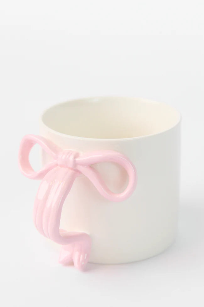 Pink Bow Mug