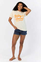 Sunny Honey Ivory Comfort Color Graphic Tee