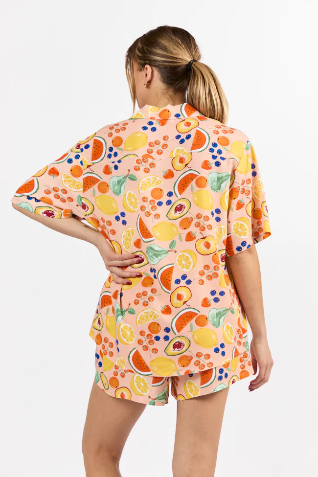 Home Grown Fruit Icon Print Two Piece Set SALE