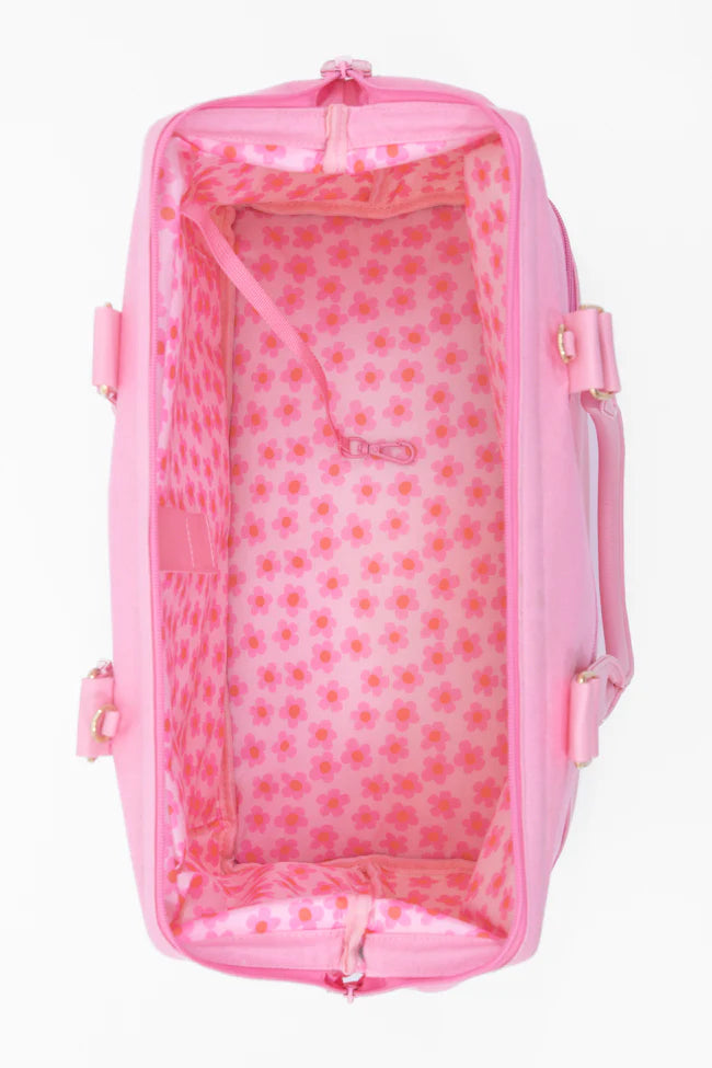 Bubblegum Pink Weekender Bag