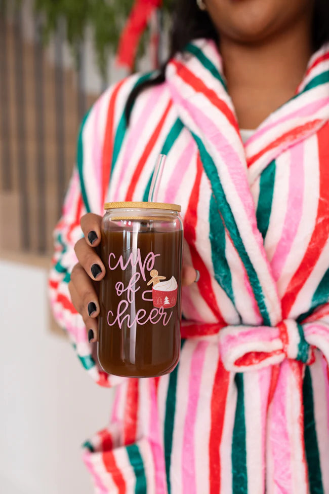 Cup Of Cheer Iced Coffee Cup FINAL SALE