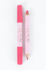 Pink Lily Beauty Double Bloom Dual Lipstick & Lip Liner - Cotton Candy