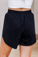 Go For It Black And Charcoal Active Short FINAL SALE