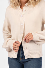 All We Have Beige Button Front Cardigan SALE