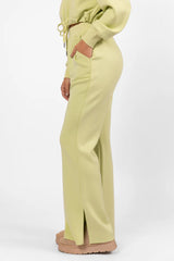 Only One Lime Wide Leg Pull On Pants SALE