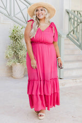 Make It Memorable Watermelon Maxi Dress FINAL SALE