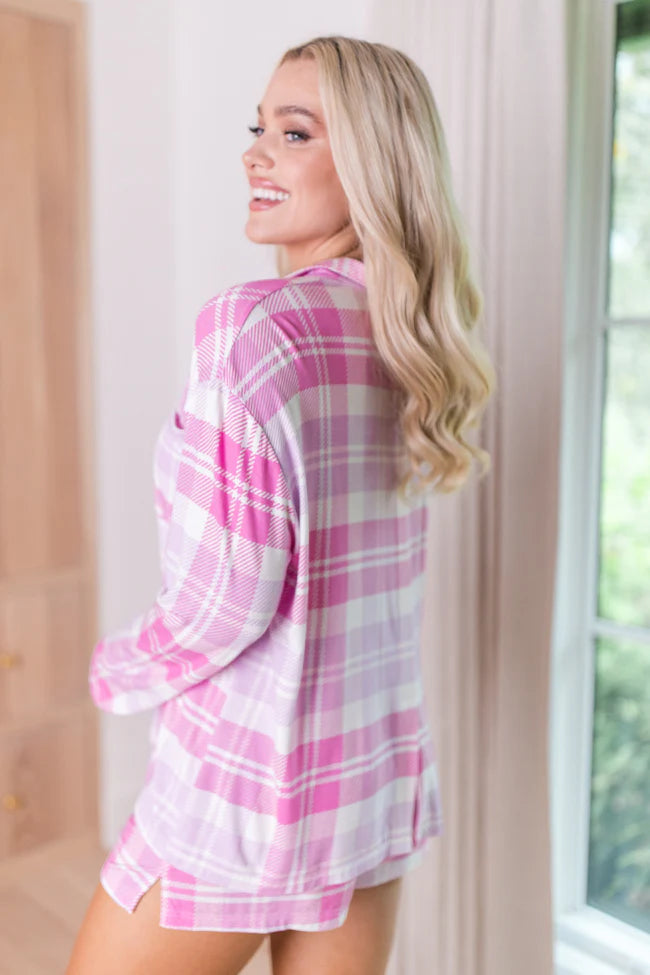 Good To Get Away In Plaid Perfection Plaid Pajama Set SALE