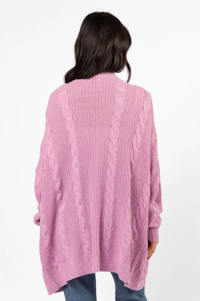 Won't Change My Heart Orchid Cardigan SALE