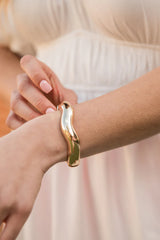 Gold Bangle Bracelet