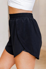 Go For It Black And Charcoal Active Short FINAL SALE