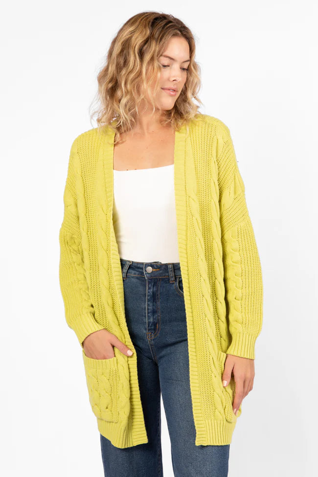 Won't Change My Heart Matcha Cardigan SALE