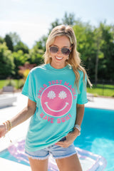 Girls Just Wanna Have Sun Chalky Mint Comfort Colors Graphic Tee