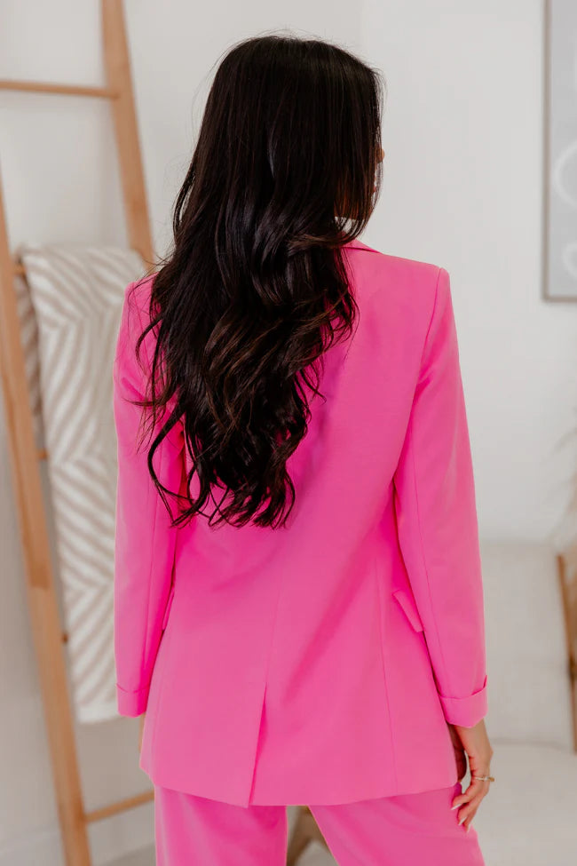 Girl Boss Hot Pink Blazer SALE