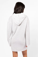 Keep On Heather Grey Hoodie Style Knit Dress FINAL SALE