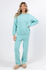 On My List Mint Sweater Lounge Pants SALE