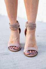 Amelia Taupe Heels FINAL SALE