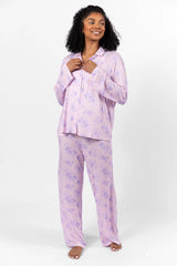 Sweet Dreams In Purple Floral Fantasy Pajama Pants FINAL SALE