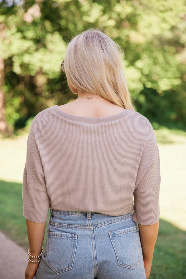 Casual Saturday Tan T-shirt Bodysuit