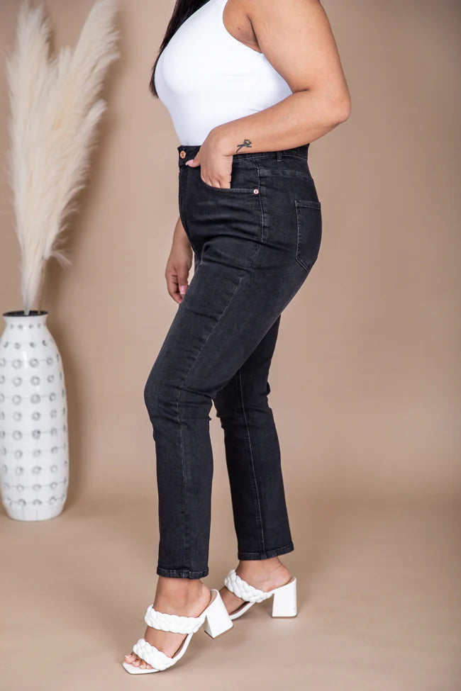 Bianca Black Vintage Straight Leg Jeans FINAL SALE