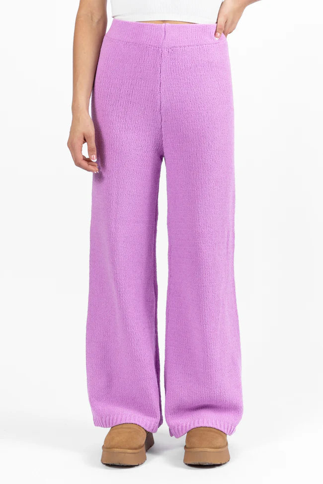 Cozy For Keeps Lavender Lounge Pants FINAL SALE