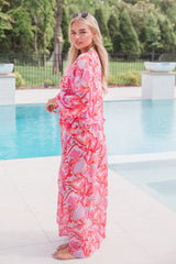 Eyes on Paradise Pink Belted Kimono SALE