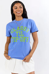 Classy Til Tip-Off Flo Blue Comfort Colors Graphic Tee