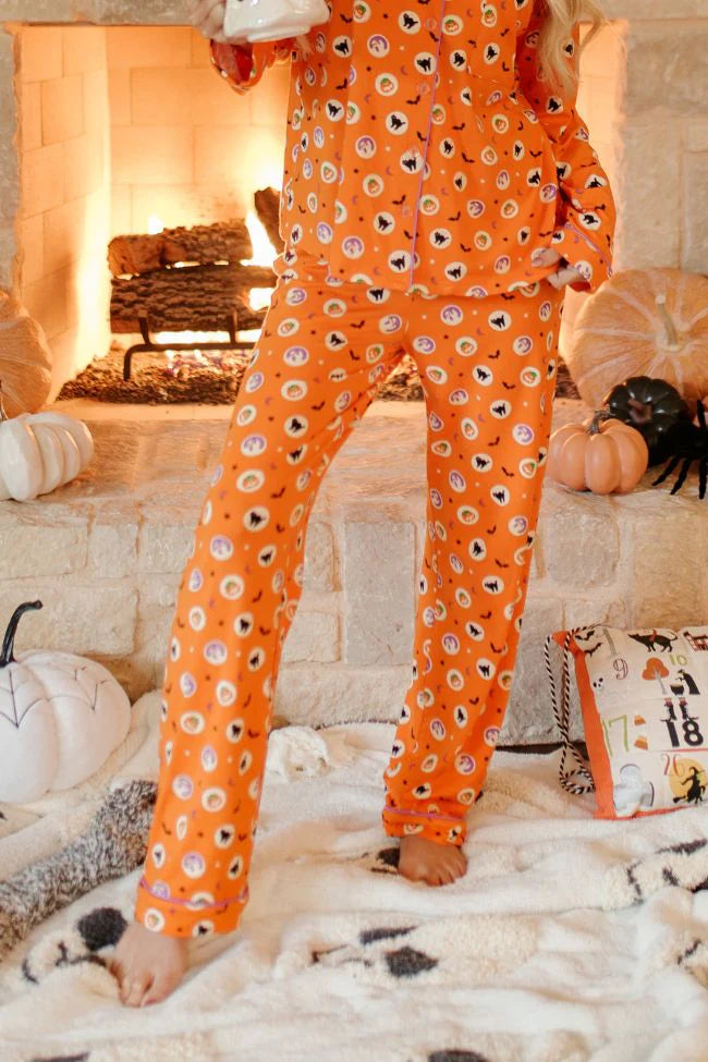 Creepy Cute Halloween Cookie Bamboo Pajama Pants  FINAL SALE