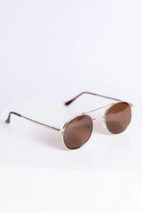 Gold Aviator Sunglasses