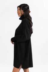 Changing Locations Black Turtleneck Sweater Dress FINAL SALE