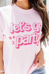 Let's Go Party Blossom Comfort Colors Graphic Tee