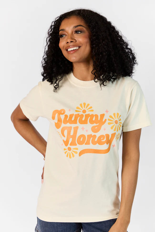 Sunny Honey Ivory Comfort Color Graphic Tee